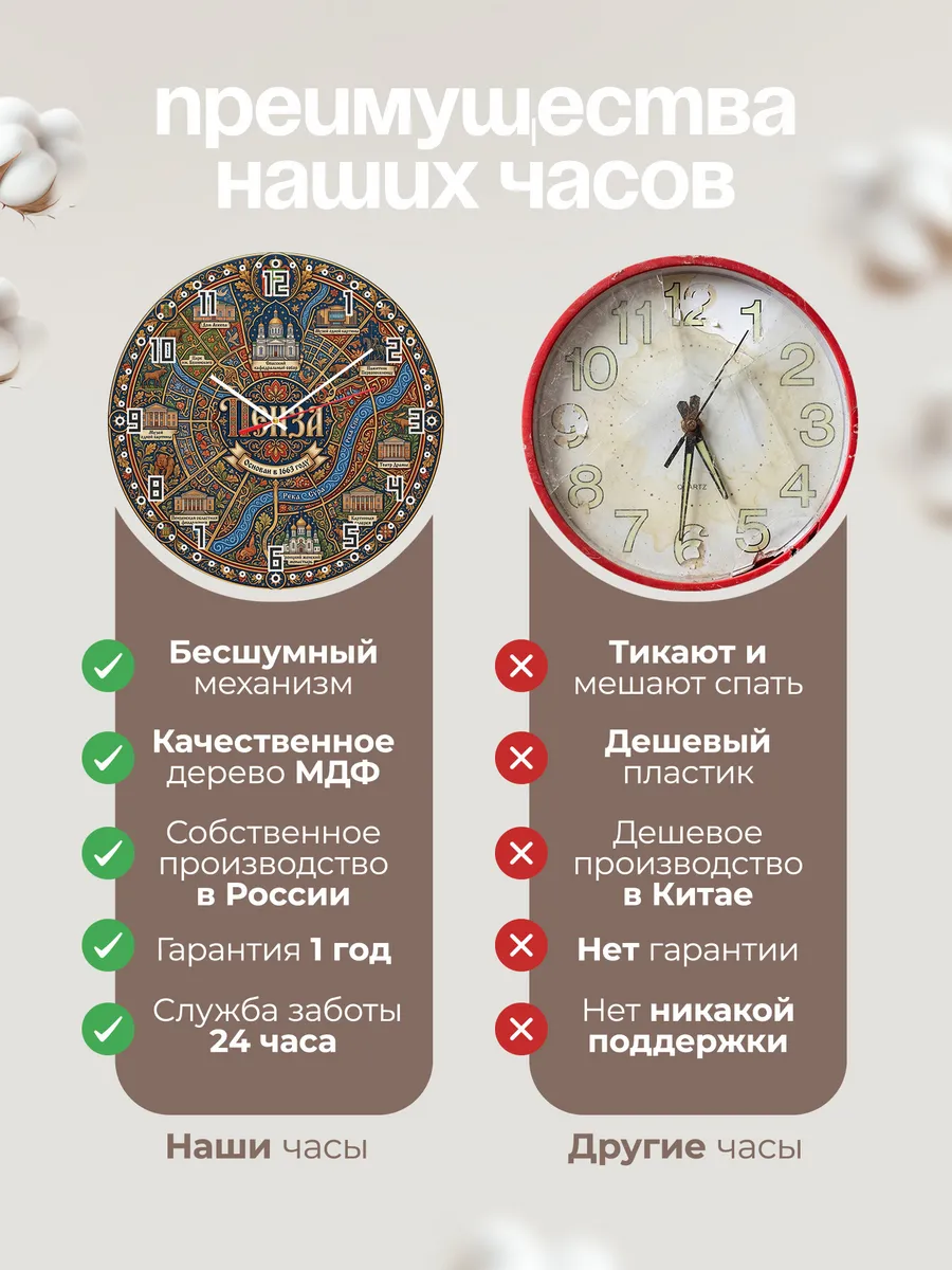 Часы настенные "Пенза" — фото 2
