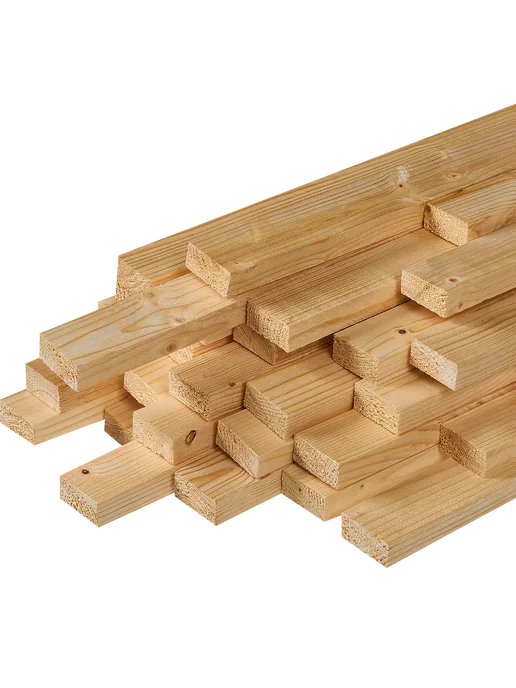 Рейка сращенная 5x19x1000 мм хвоя сорт Экстра прямая, 20x40x1000 мм, фото 2