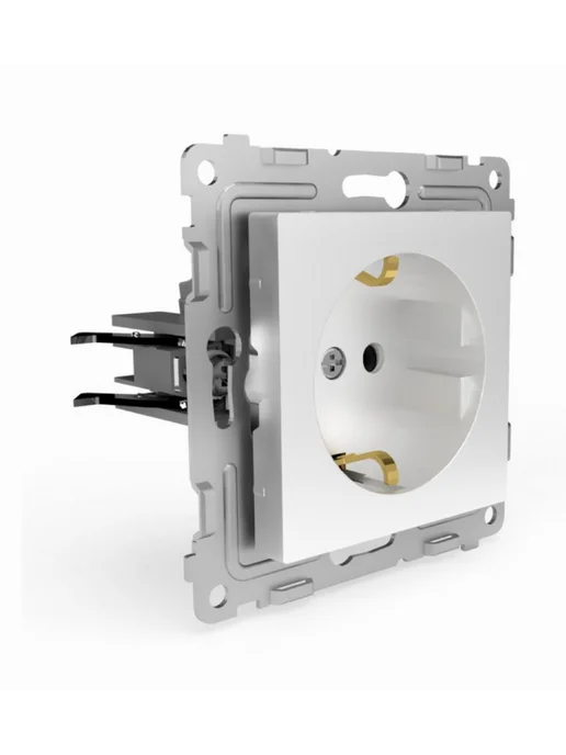TOKOV ELECTRIC Розетка силовая Токов Электрик Pixel TKE-PX-R1ZSF-C01, 3 шт, белый, фото 2