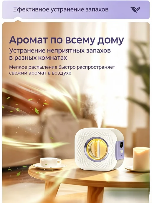 Автоматический ароматизатор для дома арома диффузор, белый, фото 5