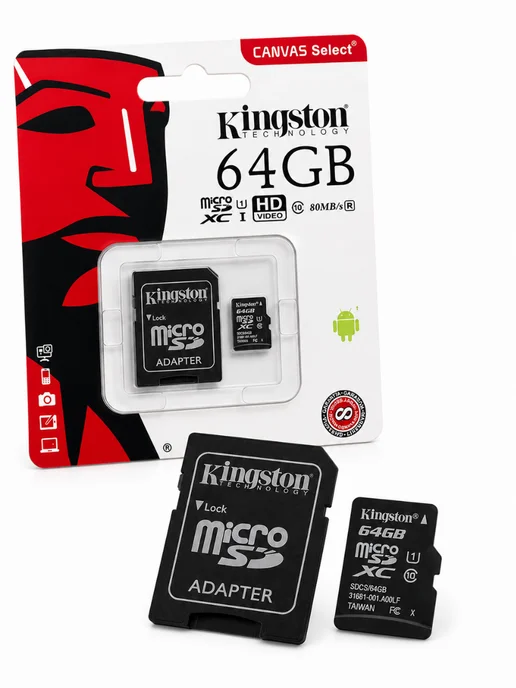ЗУБИ18 Карта памяти 64 гб micro sd, 64 ГБ, фото 5