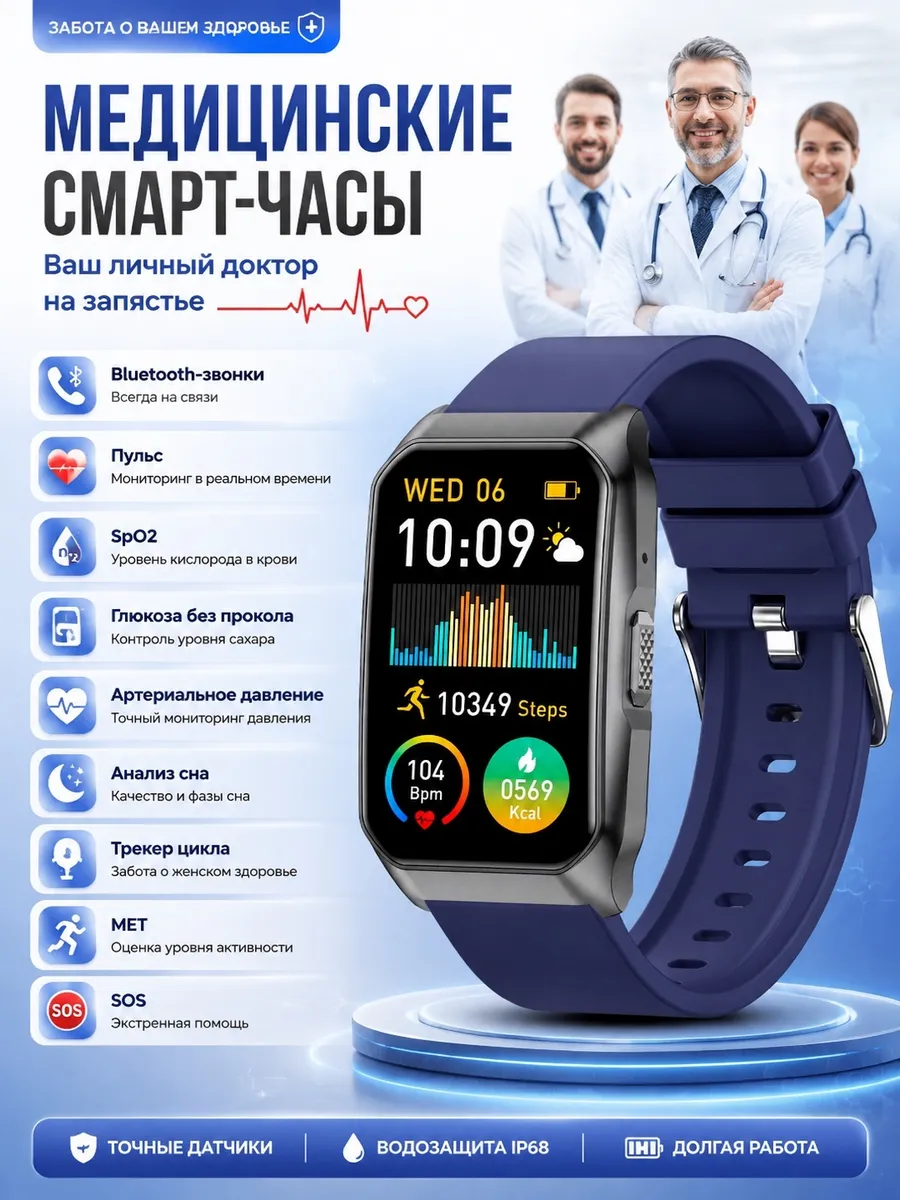 Samsung Умные часы с контролем пульса давления сахара и кислорода