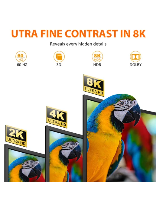 8K HDMI сплиттер 2в1 входы и 1 выход, для мультимедиа, вариант, фото 9