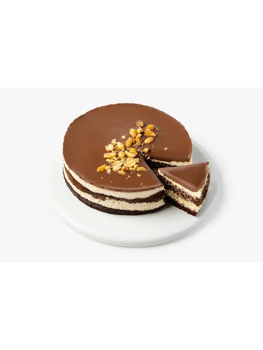 ВкусВилл Торт шоколадный с карамелью и арахисом, вариант, фото 6