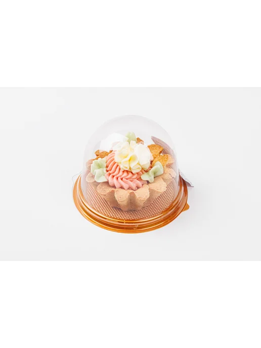 ВкусВилл Корзиночка "Клубничная" с масляным кремом, кафе, вариант, фото 4