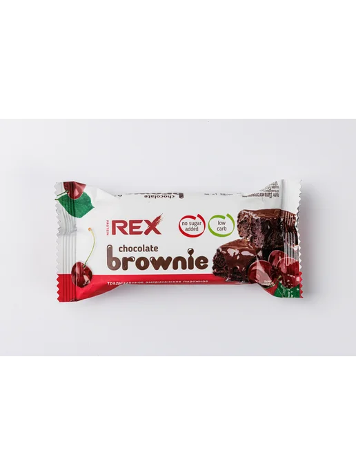 Ламингтон Пирожное протеиновое ProteinRex с вишней 50 г, 50 г, фото 2