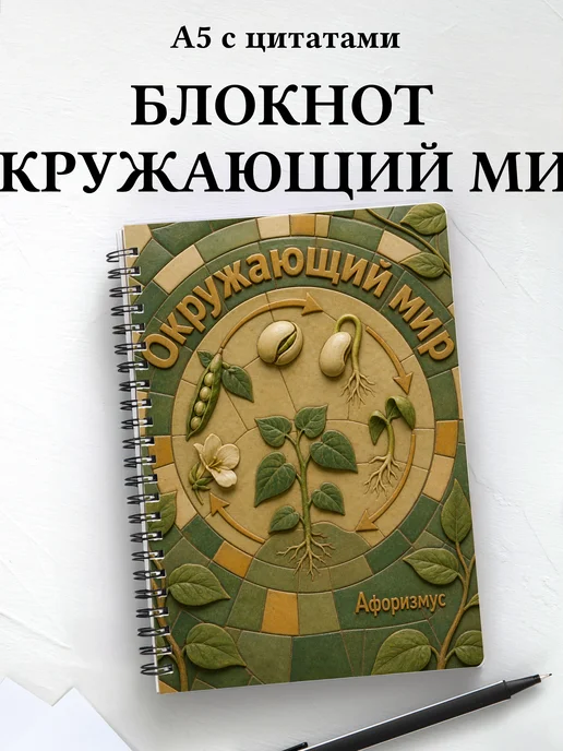 Тетрадь Окружающий мир с мотивирующими цитатами