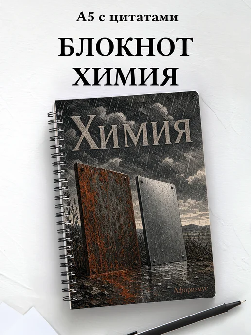 Тетрадь Химия с мотивирующими цитатами