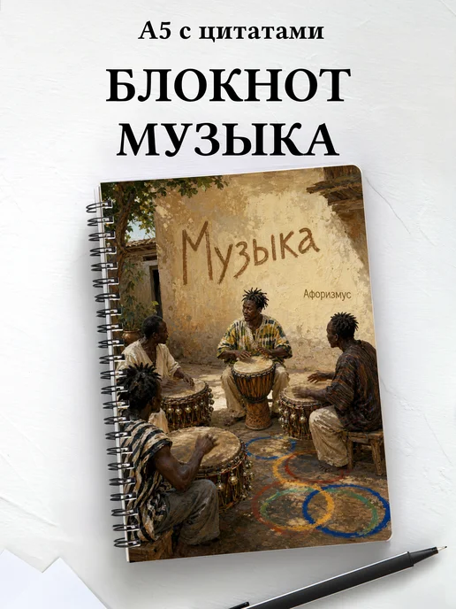 Тетрадь Музыка с мотивирующими цитатами