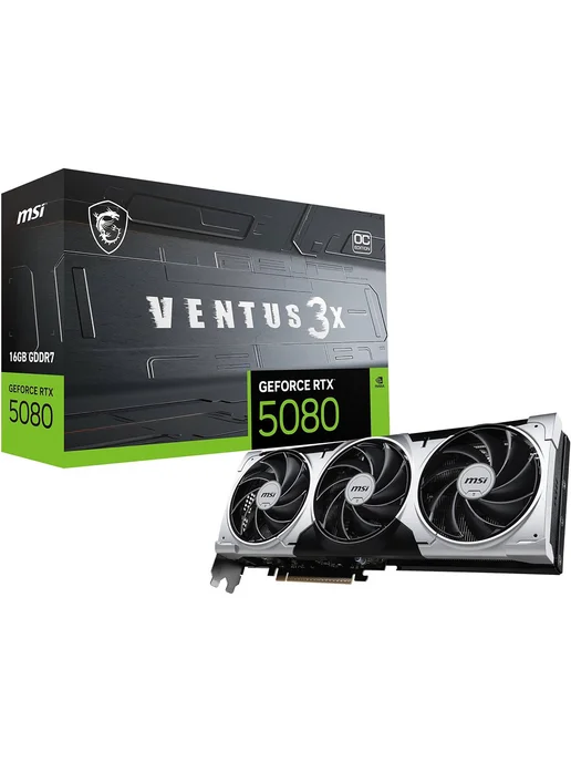 MSI MSI GeForce RTX 5080 16G VENTUS 3X OC PLUS GDDR7