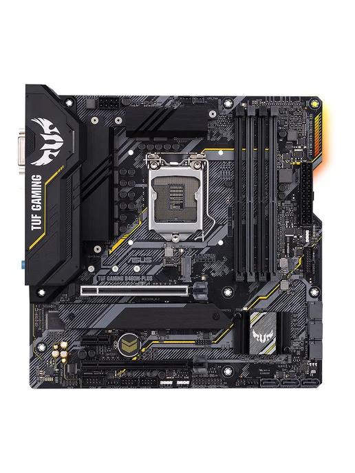 Asus Материнская плата TUF B460M-PLUS,LGA1200, DDR4，M-ATX, вариант, фото 2