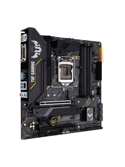 Asus Материнская плата TUF B460M-PLUS,LGA1200, DDR4，M-ATX, вариант, фото 3