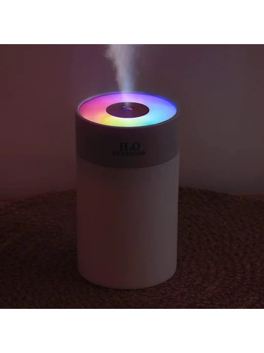 FixLike Увлажнитель воздуха настольный USB Colorful Humdifier, серый, фото 7