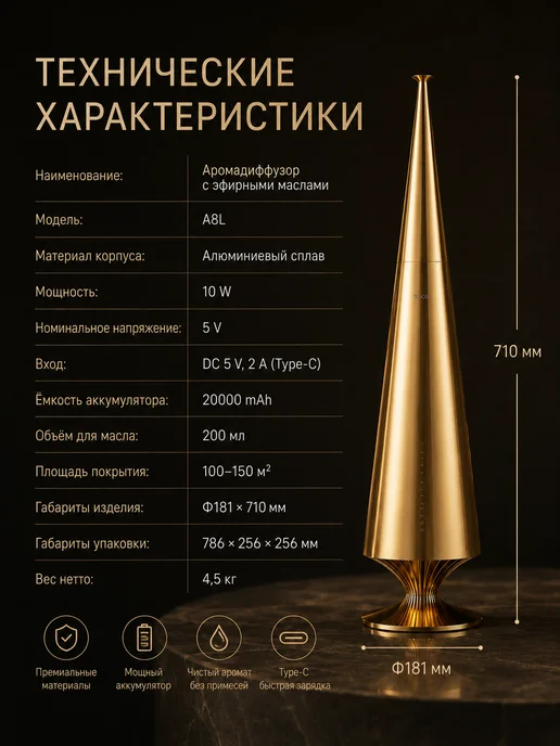 электрический аромадиффузор 3004 V900L, желтый, в упаковке 7,6 кг, фото 7