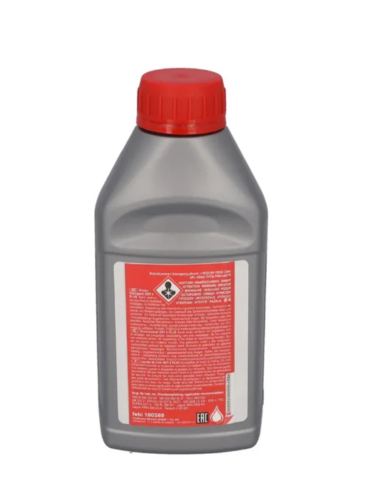 FEBI Brake Fluid жидкость тормозная DOT 4 Plus синт 0,5л, 0,5 л, фото 5