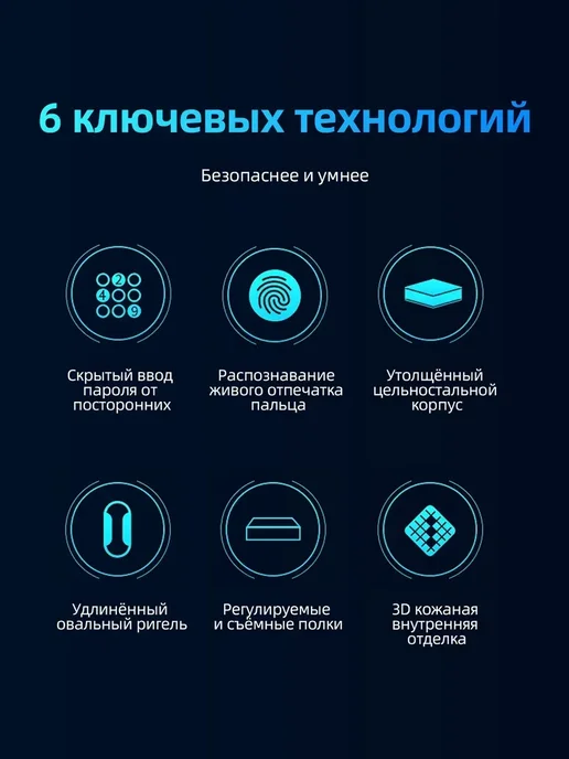 Огнестойкий электронный сейф для документов, черный, фото 6
