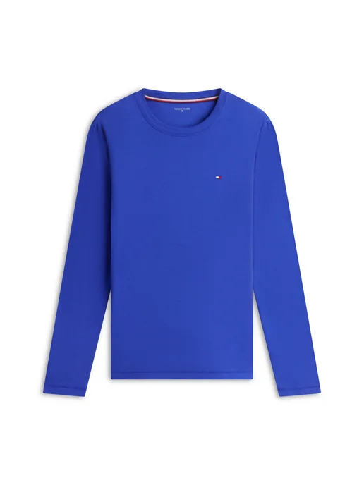 TOMMY HILFIGER Пижама хлопковая лонгслив и брюки, синий, фото 3