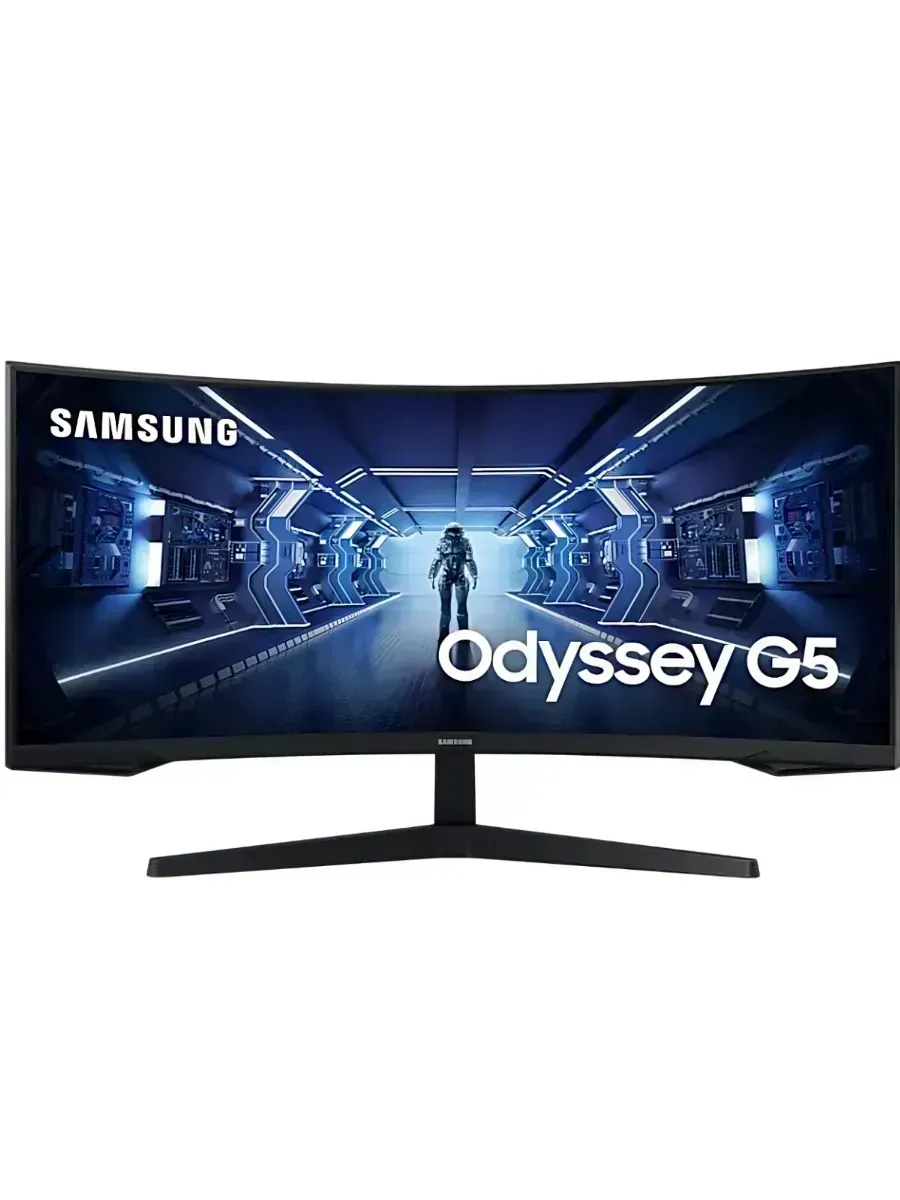 Samsung Монитор LC34G55TWWIXCI 34" VA UW 1мс 165 Гц изогнутый