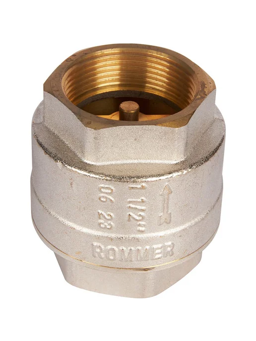 ROMMER Клапан обратный пружинный муфтовый 1 1 2", вариант, фото 6