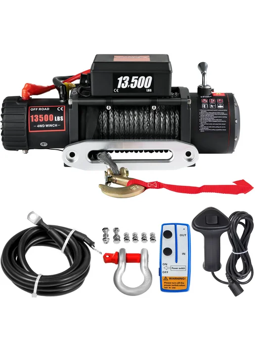 Электрическая лебедка Electric Winch 13500LBS 12 В 6123.5кг, 6123,5 кг
