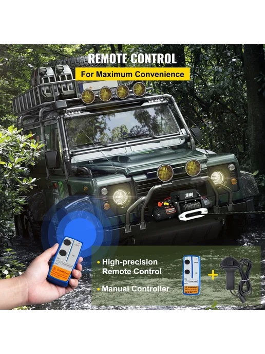 Электрическая лебедка Electric Winch 13500LBS 12 В 6123.5кг, 6123,5 кг, фото 3