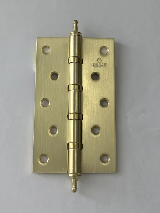 SAZAR Врезные петли с Коронкой 125х75х2,5, 4ВВ, Мат. Золото, 4 шт, 125x75x2.5, 4 шт, фото 5