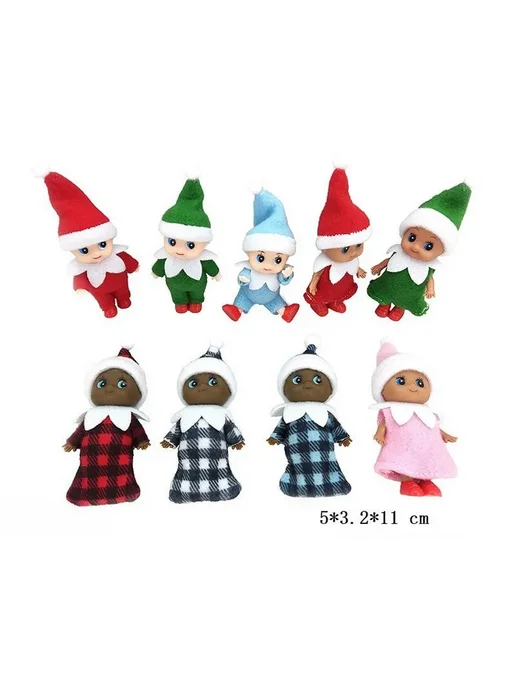 Елочная игрушка Санта Клаус, голубой, 11 см, голубой, фото 2