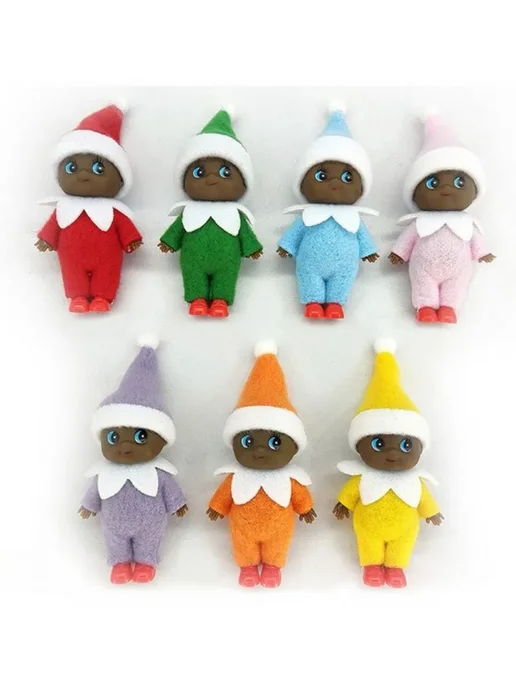 Елочная игрушка Санта Клаус, голубой, 11 см, голубой, фото 4