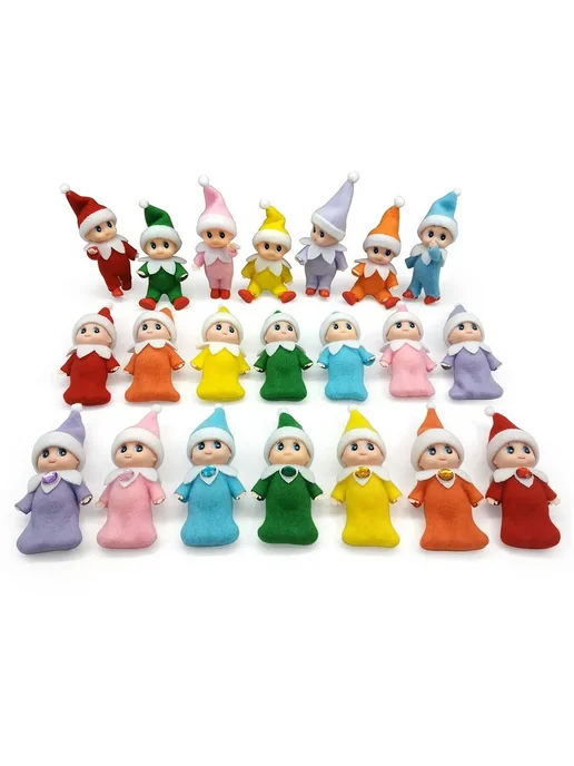 Елочная игрушка Санта Клаус, голубой, 11 см, голубой, фото 5