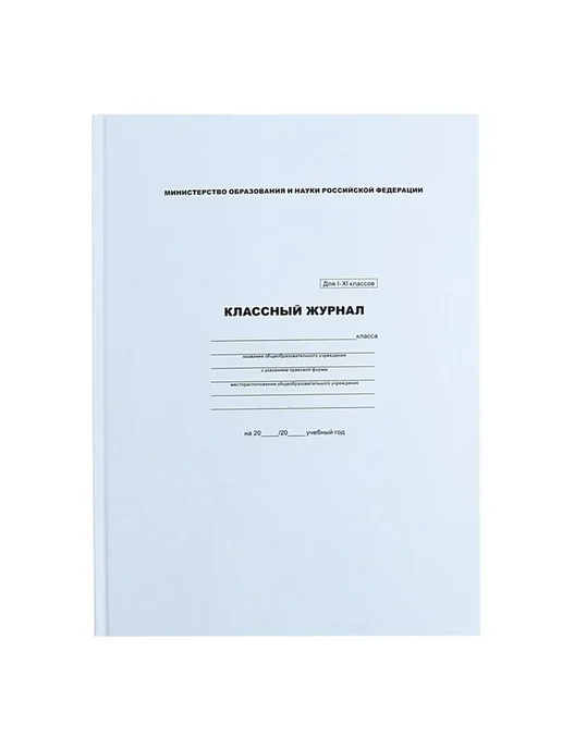 Универсальный школьный журнал А4 с твердым переплётом, белый, фото 6