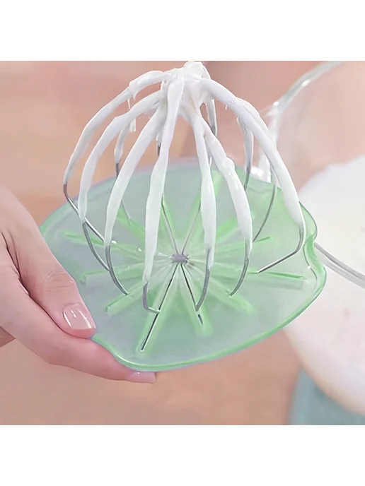 Насадка для миксера Cream Scraper, зелёная, зеленый, фото 2