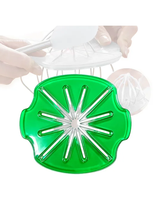 Насадка для миксера Cream Scraper, зелёная, зеленый, фото 5