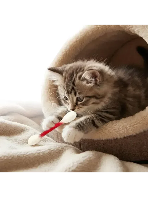 ватная палочка игрушка для кота, вариант, фото 6