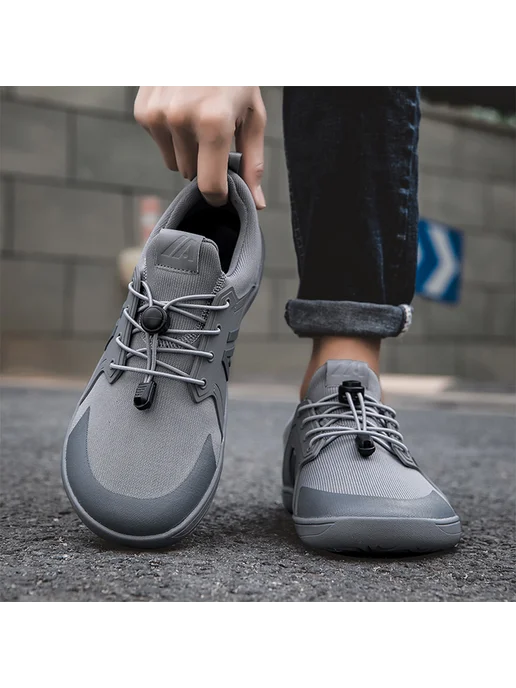 Мужские босоножки для хайкинга Wide Toe Box для hike (Grey 3, серый, фото 2