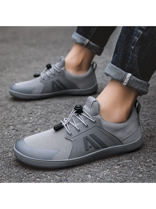 Мужские босоножки для хайкинга Wide Toe Box для hike (Grey 3, серый, фото 3