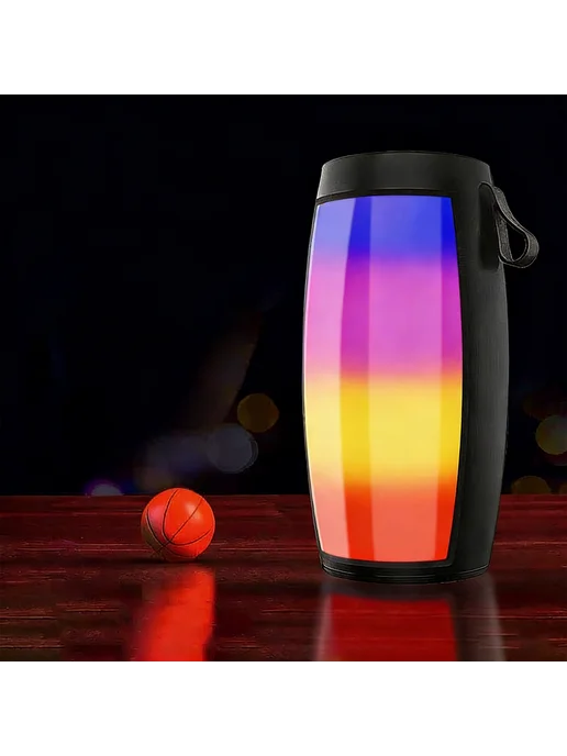 Яркая BT колонка с LED подсветкой, портативная для семьи, вариант