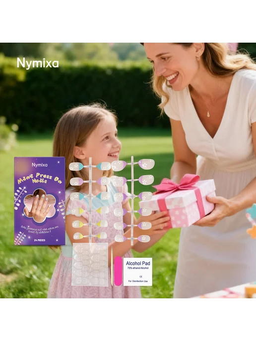 Nymixa Наклейки на ногти для детей, вариант, фото 2