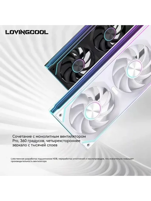 LOVINGCOOL SC70 Third Space 360 CPU Liquid Кулер, вариант, фото 4