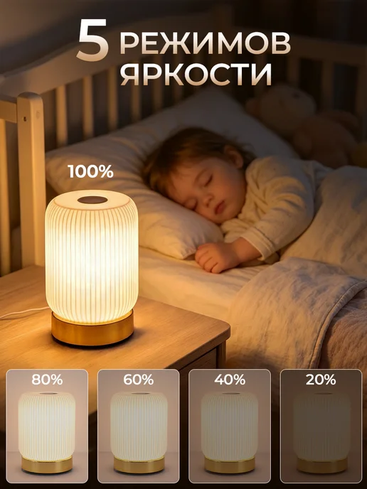 Werdels Светильник ночник настольный интерьерный, белый, фото 7