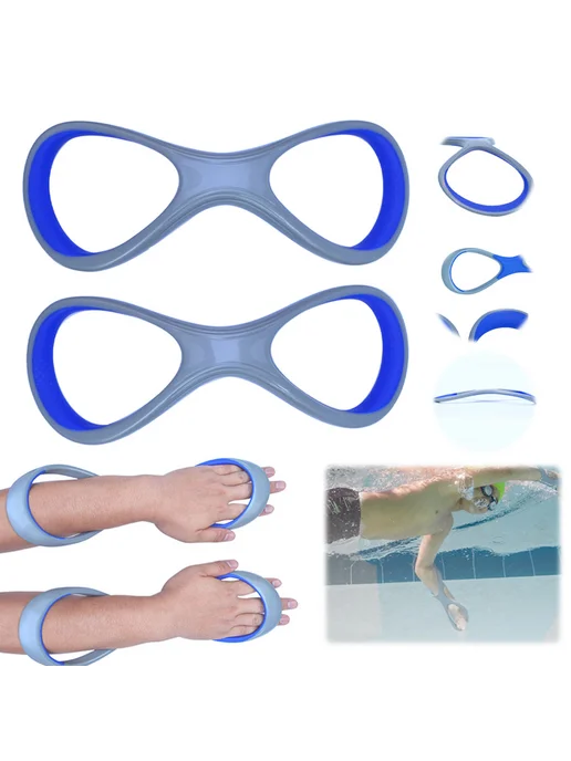Плавательные пэды для сильных тренировок, большие (swimming, вариант, фото 2