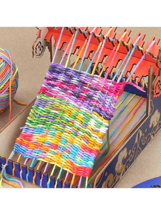 Ткацкий станок ручной детский, для творчества DIY, подарок, вариант