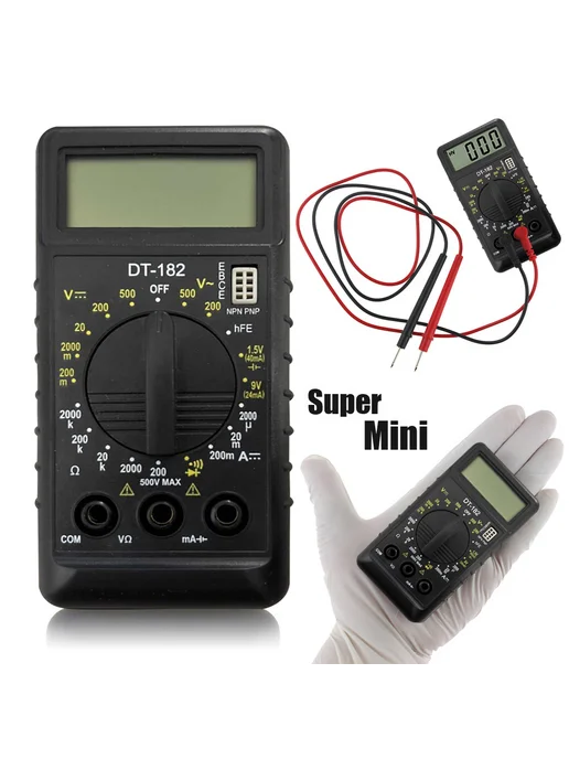 Микром multimeter AC DC True RMS для электрика, вариант, фото 2