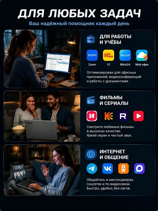 Ninkear Игровые ноутбук A15 Pro+,AMD Ryzen 5 5500U,16 ГБ + 1024 ГБ W…, 16 ГБ, 1024 ГБ, фото 4