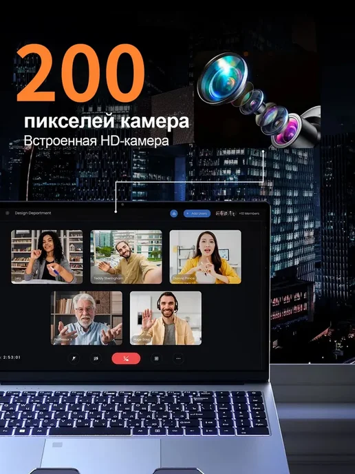 Ninkear Игровые ноутбук A15 Pro+,AMD Ryzen 5 5500U,16 ГБ + 1024 ГБ W…, 16 ГБ, 1024 ГБ, фото 5