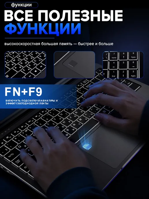 Ninkear Игровые ноутбук A15 Pro+,AMD Ryzen 5 5500U,16 ГБ + 1024 ГБ W…, 16 ГБ, 1024 ГБ, фото 6