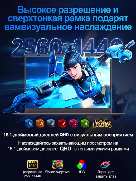 Ninkear Игровые ноутбук A15 Pro+,AMD Ryzen 5 5500U,16 ГБ + 1024 ГБ W…, 16 ГБ, 1024 ГБ, фото 7