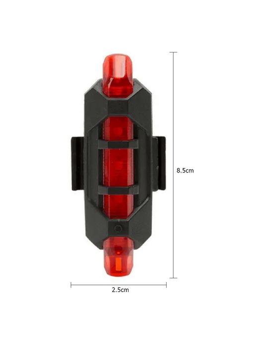 2x LED фонарь для электросамокатов M365 Pro красный, красный, фото 8
