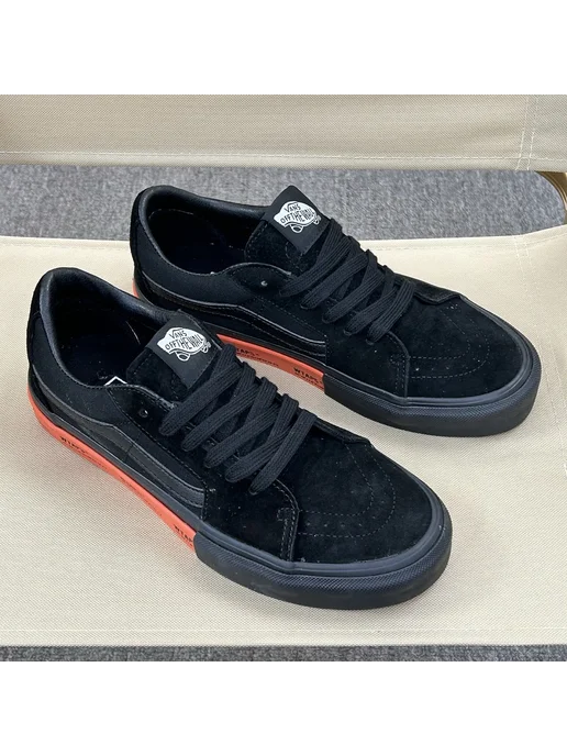 Vans Скейт кеды Old Skool низкие классические, серый, фото 2