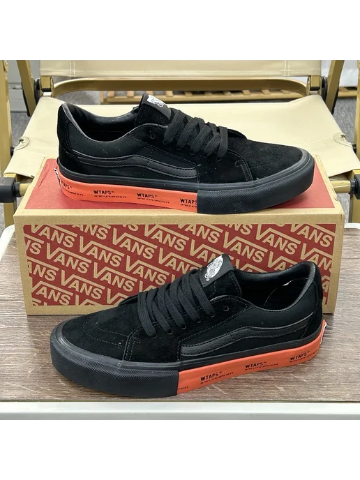Vans Скейт кеды Old Skool низкие классические, серый, фото 4