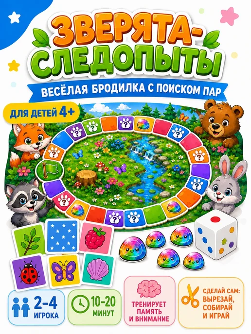 Igrumi Настольная развивающая игра для детей, белый